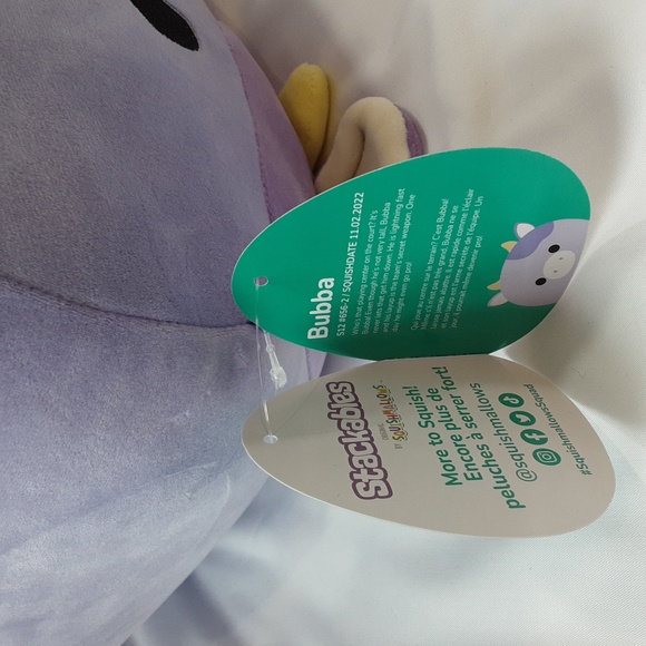 12" Squishmallows - Stackable Bubba the Cow, NWT - Picture 6 of 6